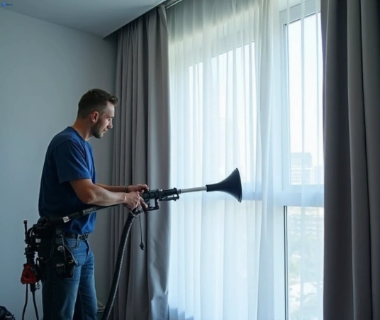 Professional drapes cleaning process tools Matty Curtain Cleaning terrey-hills-nsw