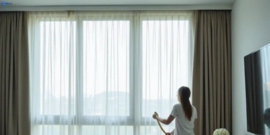 Delicate sheer drape cleaning terrey-hills-nsw Matty Curtain Cleaning